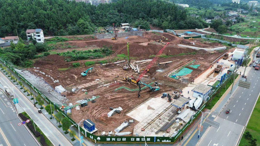 项目攻坚年 成效大比拼｜惠及600余人！安居区保障性租赁住房建设项目（一期）加速建设